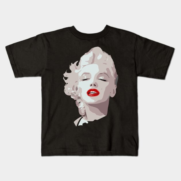 Marilyn Kids T-Shirt by iZiets